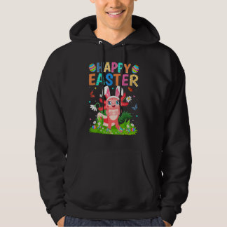 Happy Paaster Bunny Egg Funny Axolotl Paaszondag Hoodie