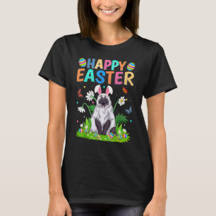 Happy Paaster Bunny Egg Funny Himalayan Cat Easter T-shirt