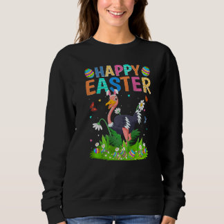 Happy Paaster Bunny Egg Funny Ostrich Bird Easter  Trui