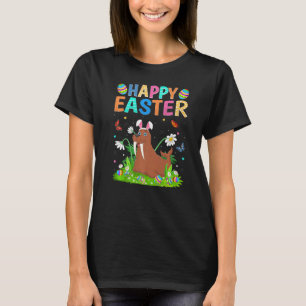 Happy Paaster Bunny Egg Funny Walrus Paaszondag T-shirt
