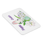 Happy Paaster Bunny Flexible Magnet Magneet (Rechterzijde)