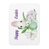 Happy Paaster Bunny Flexible Magnet Magneet (Verticaal)