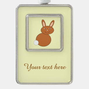Happy Paaster Bunny - Gepersonaliseerd Ornament