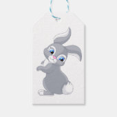 Happy Paaster Bunny Gift Label Cadeaulabel (Voorkant)