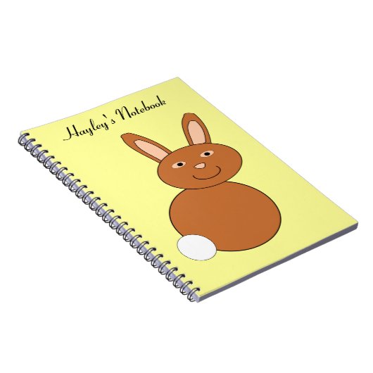 Happy Paaster Bunny laptop Notitieboek (Rechterzijde)