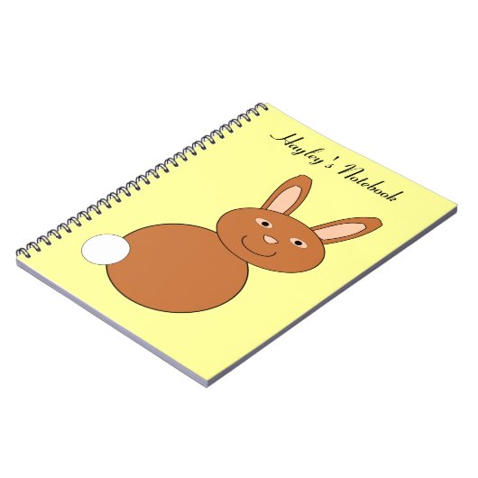 Happy Paaster Bunny laptop Notitieboek (Linkerzijde)