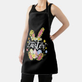 Happy Paaster Bunny Leopard Easter Egg Hunt Squad  Schort (Insitu)