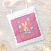 Happy Paaster Bunny met Bow Stropdas Bedankzakje (Geknipt)