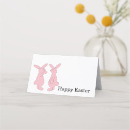 Happy Paaster Bunny Place-kaarten Plaatskaartje