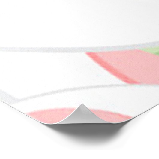 Happy Paaster Bunny-Poster Poster (Hoek)