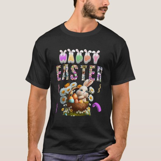 Happy Paaster Bunny Rabbit Paasdag Vrouwen G T-shirt (Voorkant)