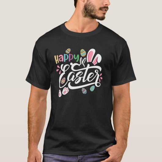 Happy Paaster Bunny Rabbit Paasdag Vrouwen G T-shirt (Voorkant)