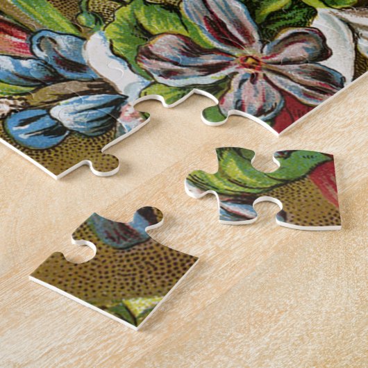  Happy Paaster Bunny Rabbits Easter Eggs Legpuzzel (Zijkant)