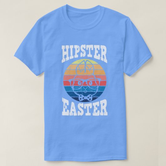 Happy Paaster Bunny Retro Rabbit Kinder Design Clo T-shirt (Design voorkant)