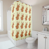Happy Paaster Bunny Shower Curtain Douchegordijn (In situ)