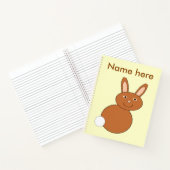 Happy Paaster Bunny Spiral Notitieboek (Binnen)