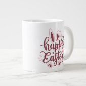 Happy Paaster Bunny Two-Tone Grote Koffiekop (Voorkant rechts)