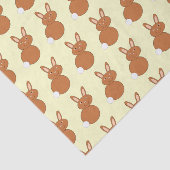 Happy Paaster Bunny-weefselpapier Tissuepapier (Detail)