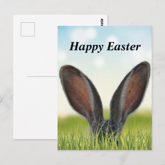 Happy Paaster Card Briefkaart (Voorkant / Achterkant)