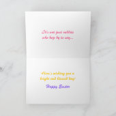 Happy Paaster Card Feestdagen Kaart (Binnen)