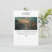 Happy Paaster Card Feestdagenkaart (Staand voorkant)
