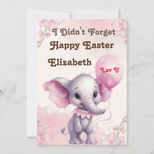 Happy Paaster Card Feestdagenkaart (Voorkant)
