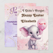 Happy Paaster Card Feestdagenkaart (Voorkant / Achterkant)