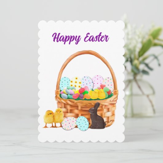 Happy Paaster Card Kaart (Staand voorkant)