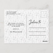 Happy Paaster Chalkboard foto Briefkaart (Achterkant)