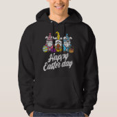 Happy Paaster Day Bunny Spring Gnomes Easter Eggs  Hoodie (Voorkant)