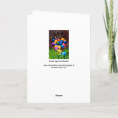 Happy Paaster Egg Hunt Basket - fotokaart Feestdagen Kaart (Achterkant)