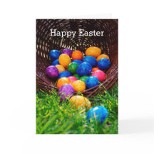Happy Paaster Egg Hunt Basket - fotokaart