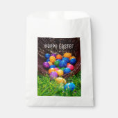 Happy Paaster Egg Hunt Basket Photo Favor Bag Bedankzakje (Voorkant)