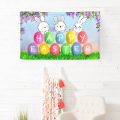 Happy Paaster Egg Hunt paashpartij Spandoek (Insitu)