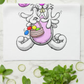 Happy Paaster Kitchen Towel Theedoek (Gevouwen)