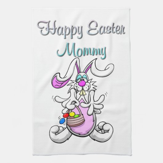 Happy Paaster Kitchen Towel Theedoek (Verticaal)