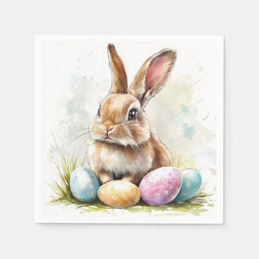 Happy Paaster Paper Napkin Servet (Voorkant)