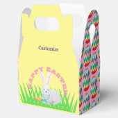 Happy Paaster Rabbit-versnellingsbak Bedankdoosjes (Geopend)