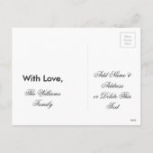 Happy Paaster Typography Dove Spring Blue Feestdagenkaart (Achterkant)