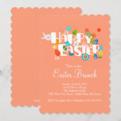 Happy Pach Brunch Dinner Party Uitnodiging (Voorkant / Achterkant)