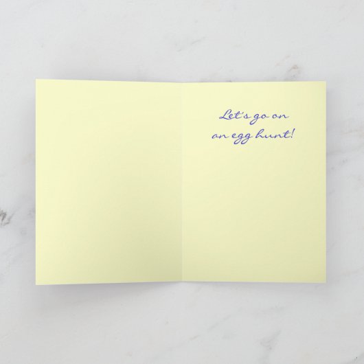 Happy Paes Bunnies Egg Hunt Wenskaart Feestdagen Kaart (Binnen)