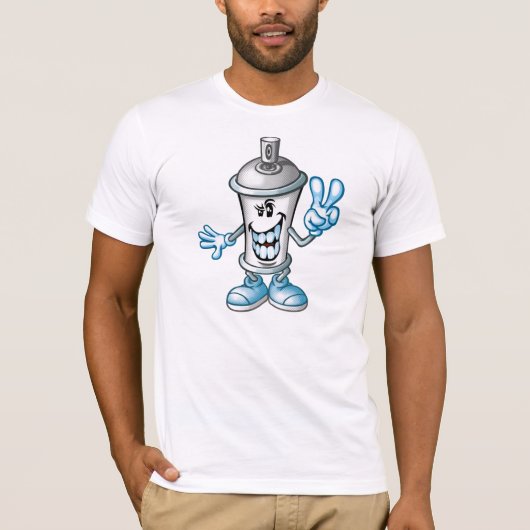 Happy paint spray t-shirt (Voorkant)