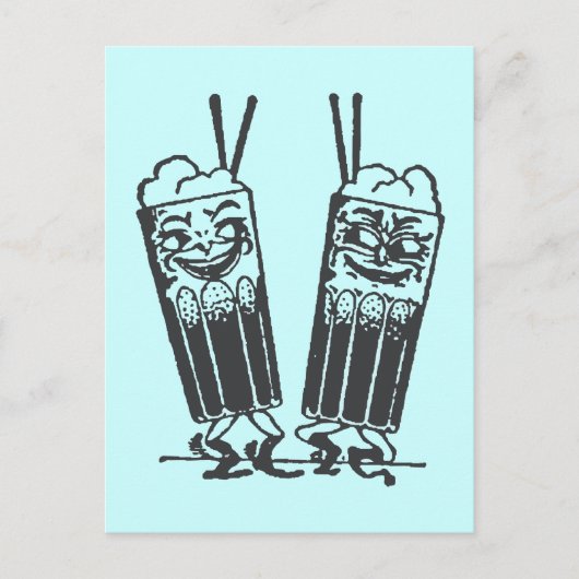 Happy Pair van Sodas Briefkaart (Voorkant)