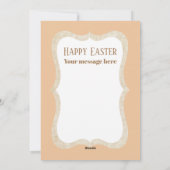 Happy Paister toevoegen bericht Feestdagenkaart (Achterkant)