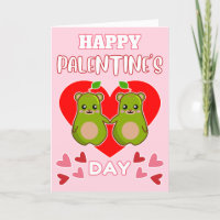 HAPPY PALENTINE'S DAY Cute Pear Beer Pair