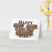 Happy Pancake Day Kaart (Gele Bloem)