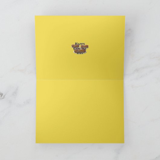 Happy Pancake Day Kaart (Binnen)