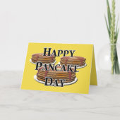 Happy Pancake Day Kaart (Voorkant)