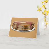 Happy Pancake Day Kaart (Gele Bloem)