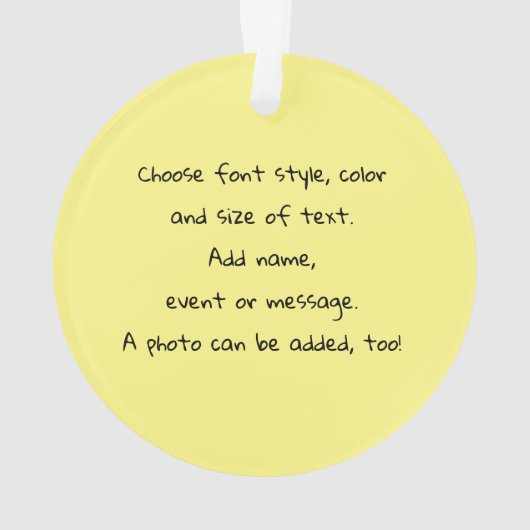 Happy Pancake Day Ornament (achterkant)